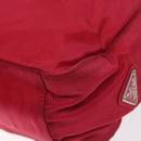 PRADA Hand Bag Nylon Plastic Pink Clear Auth mr1402-16