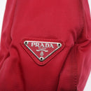 PRADA Hand Bag Nylon Plastic Pink Clear Auth mr1402-18