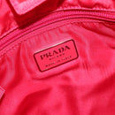 PRADA Hand Bag Nylon Plastic Pink Clear Auth mr1402-19