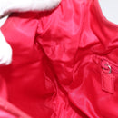 PRADA Hand Bag Nylon Plastic Pink Clear Auth mr1402-21