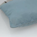 PRADA Shoulder Bag Nylon Blue Silver Auth mr1407-15