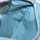 PRADA Shoulder Bag Nylon Blue Silver Auth mr1407-20