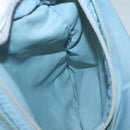 PRADA Shoulder Bag Nylon Blue Silver Auth mr1407-21