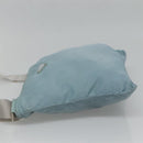 PRADA Shoulder Bag Nylon Blue Silver Auth mr1407-4