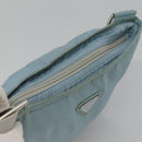 PRADA Shoulder Bag Nylon Blue Silver Auth mr1407-6