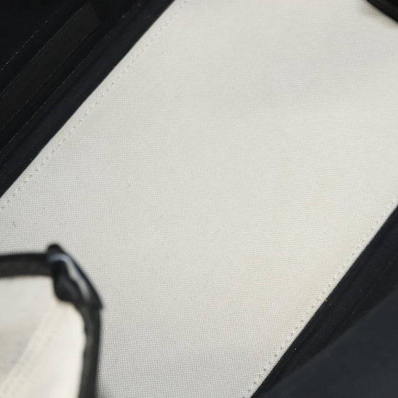 BALENCIAGA Cabas S Tote Bag Canvas White 339933 Auth mr1425