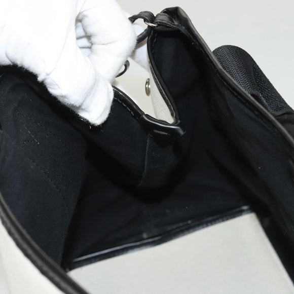 BALENCIAGA Cabas S Tote Bag Canvas White 339933 Auth mr1425