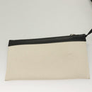 BALENCIAGA Cabas S Tote Bag Canvas White 339933 Auth mr1425-20