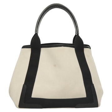 BALENCIAGA Cabas S Tote Bag Canvas White 339933 Auth mr1425 - 0