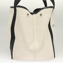 BALENCIAGA Cabas S Tote Bag Canvas White 339933 Auth mr1425-4