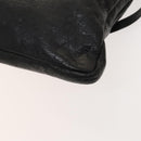 BALENCIAGA City Shoulder Bag Leather Black Auth mr1426-16