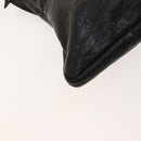 BALENCIAGA City Shoulder Bag Leather Black Auth mr1426-17