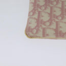 Christian Dior Trotter Canvas Shoulder Bag PVC Pink Auth mr1430-16