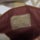 Christian Dior Trotter Canvas Shoulder Bag PVC Pink Auth mr1430-10