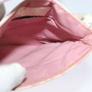 Christian Dior Trotter Canvas Shoulder Bag PVC Pink Auth mr1430-18