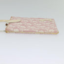 Christian Dior Trotter Canvas Shoulder Bag PVC Pink Auth mr1430-3