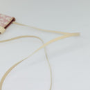 Christian Dior Trotter Canvas Shoulder Bag PVC Pink Auth mr1430-7