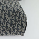 Christian Dior Trotter Canvas Shoulder Bag Navy Silver Auth mr1433-11