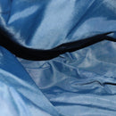 Christian Dior Trotter Canvas Shoulder Bag Navy Silver Auth mr1433-17