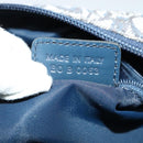 Christian Dior Trotter Canvas Shoulder Bag Navy Silver Auth mr1433-19