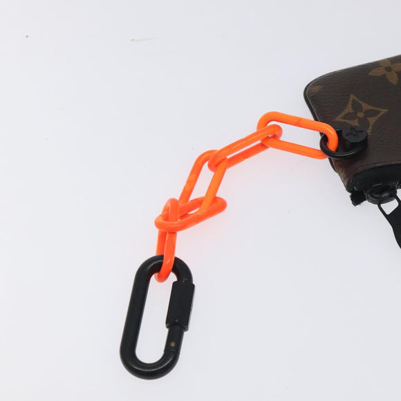 LOUIS VUITTON Monogram Solar Powered Ray Pochette Cles M44487 LV Auth mr1436