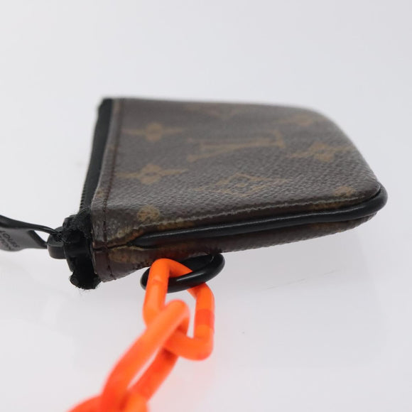 LOUIS VUITTON Monogram Solar Powered Ray Pochette Cles M44487 LV Auth mr1436