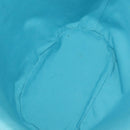 HERMES Panier Plage GM Tote Bag Canvas Blue Silver Auth mr1445-11