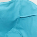 HERMES Panier Plage GM Tote Bag Canvas Blue Silver Auth mr1445-17