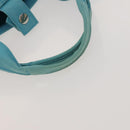 HERMES Panier Plage GM Tote Bag Canvas Blue Silver Auth mr1445-7