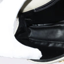 BALLY Quilted Chain Shoulder Bag Leather Beige Gold Auth mr1446-21