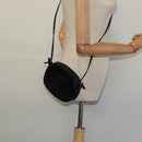 FENDI Zucca Canvas Shoulder Bag Black Gold Auth mr1448-19