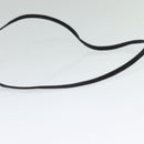 FENDI Zucca Canvas Shoulder Bag Black Gold Auth mr1448-7