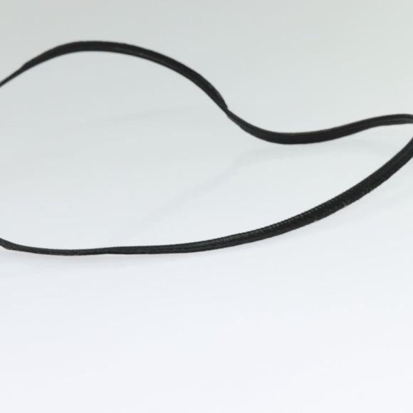 FENDI Zucca Canvas Shoulder Bag Black Gold Auth mr1448