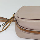 Chloe Shoulder Bag Leather Pink Gold Auth mr1456-14
