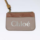 Chloe Shoulder Bag Leather Pink Gold Auth mr1456-20