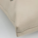 GUCCI Web Sherry Line Tote Bag Leather Ivory 572768 Auth mr1460-11