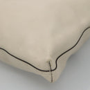 GUCCI Web Sherry Line Tote Bag Leather Ivory 572768 Auth mr1460-12