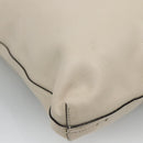 GUCCI Web Sherry Line Tote Bag Leather Ivory 572768 Auth mr1460-13