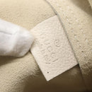 GUCCI Web Sherry Line Tote Bag Leather Ivory 572768 Auth mr1460-17