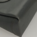 GUCCI Hand Bag Leather Gray Silver Auth mr1461-10