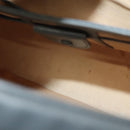 GUCCI Hand Bag Leather Gray Silver Auth mr1461-17