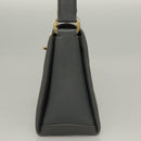 GUCCI Hand Bag Leather Gray Silver Auth mr1461-4