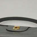 GUCCI Hand Bag Leather Gray Silver Auth mr1461-8