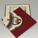 HERMES Carre 90 Scarf ""REPRISE"" Silk Red Auth mr1462-15