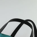 PRADA Tote Bag Nylon Blue Silver Auth mr1463-8
