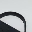 Christian Dior Trotter Canvas Hand Bag PVC Leather 2way Gold Navy Auth mr1465-8