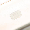 GUCCI Vanity Pouch Leather Beige Silver 039 2020 0710 Auth mr1466-12