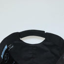 PRADA Cap Nylon M Black Auth mr1473-14