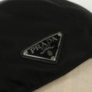 PRADA Cap Nylon M Black Auth mr1473-6