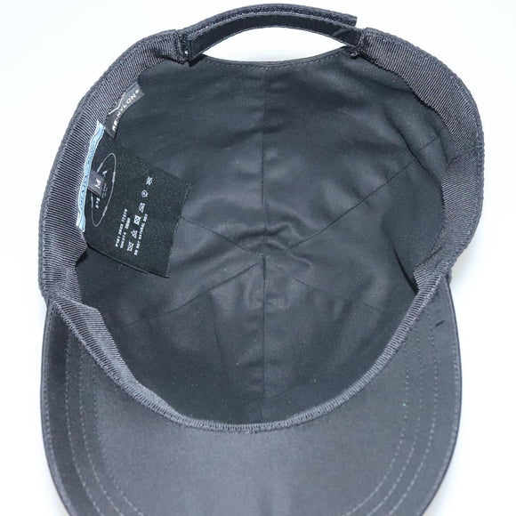 PRADA Cap Nylon M Black Auth mr1473